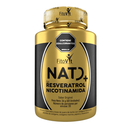 NAD+ RESVERATROL PREMIUM | CON INVIMA | FRASCO X 60 PASTILLAS