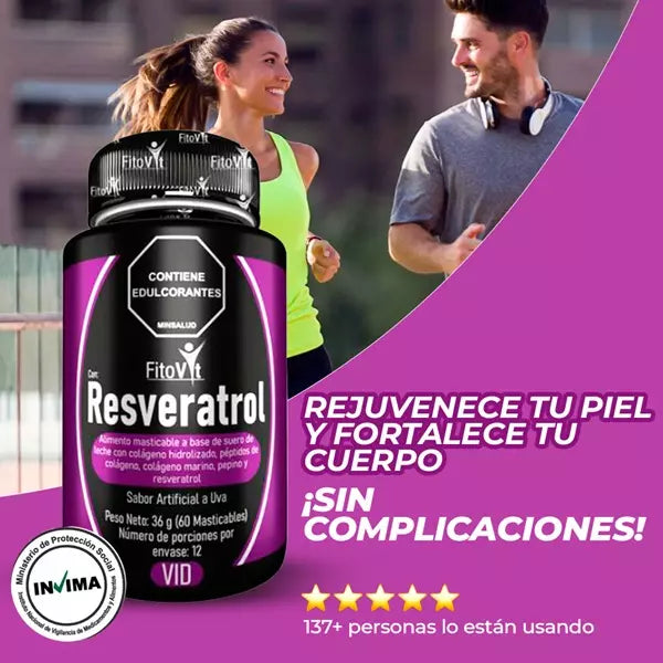 RESVERATROL | Frasco x 60 Pastillas