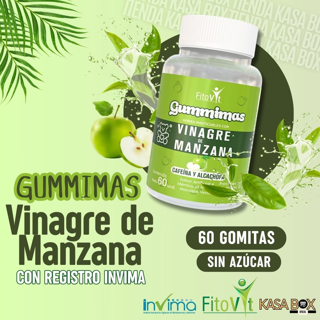 VINAGRE DE MANZANA EN GOMAS | GUMMIMAS FITOVIT |