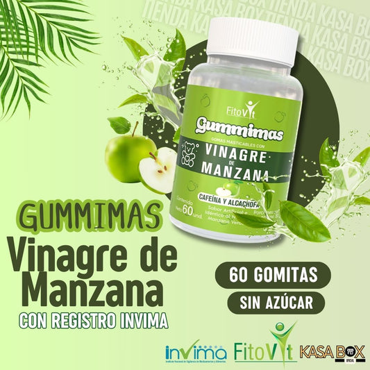 VINAGRE DE MANZANA EN GOMAS | GUMMIMAS FITOVIT |