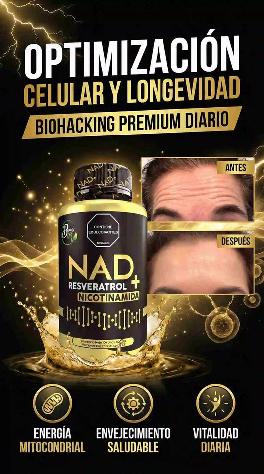 NAD+ Resveratrol con Nicotinamida