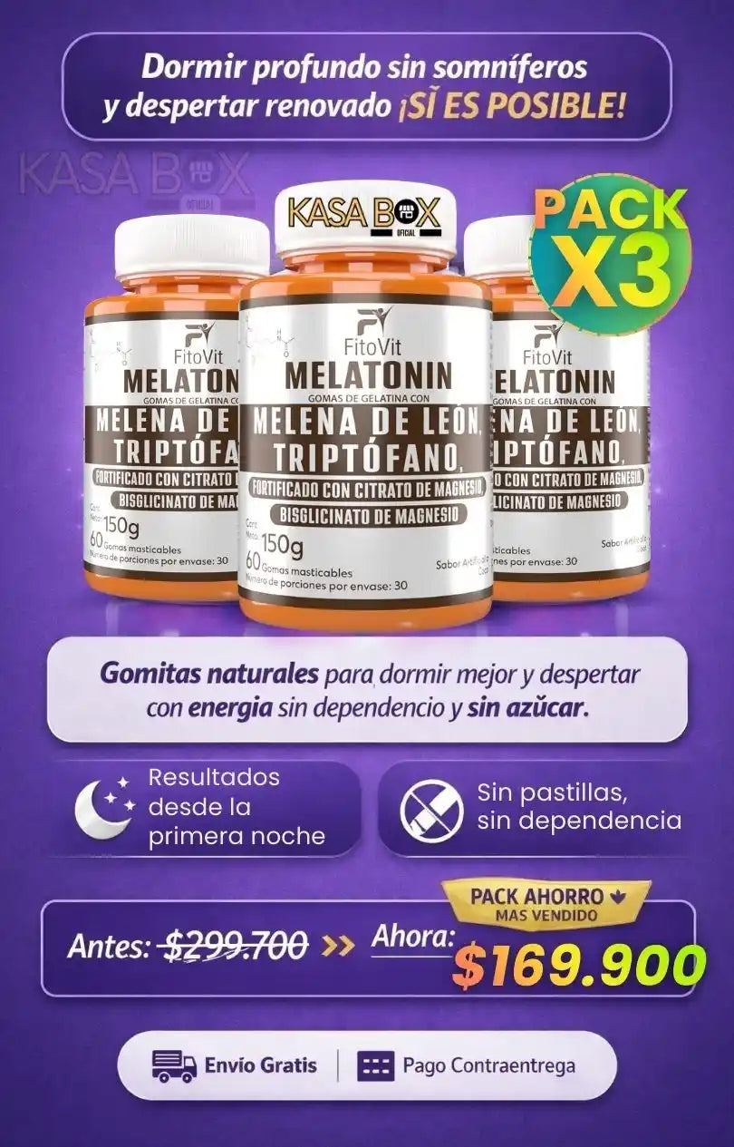 MELATONIN FITOVIT: FÓRMULA AVANZADA PARA DORMIR