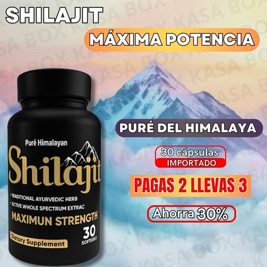 SHILAJIT MÁXIMA POTENCIA | Frasco x 30 Cápsulas