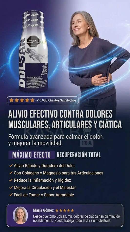 DOLSAN FITOVIT: ALIVIO EFECTIVO CONTRA EL DOLOR ARTICULAR, MUSCULAR, CIÁTICA