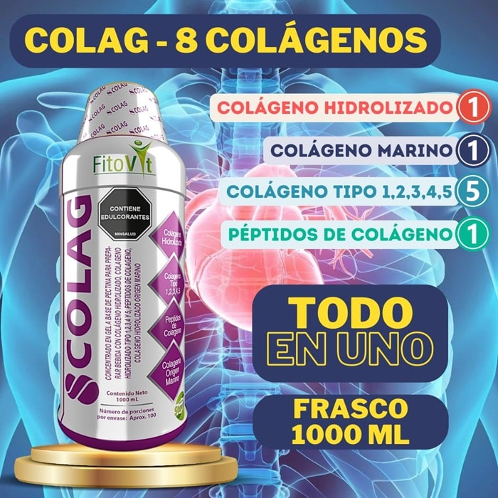 COLAG - 8 COLÁGENOS EN 1 | FRASCO X 1000 mL