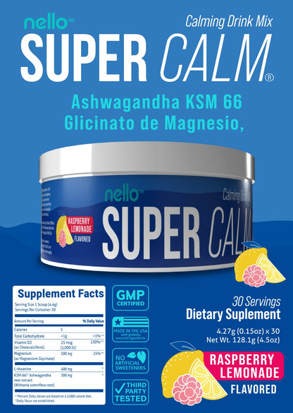 NELLO SUPER CALM™: DÍAS SIN ESTRÉS | PRODUCTO AMERICANO
