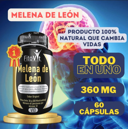 MELENA DE LEÓN | Frasco x 60 Cápsulas | 360 mg |