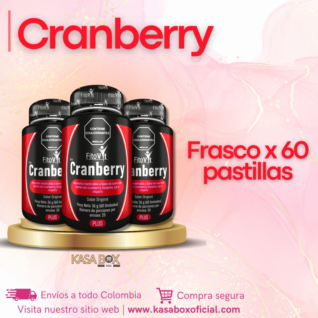 CRANBERRY | Frasco x 60 pastillas